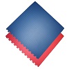 Tatamis de Judo / 100 x 100 x 4.0 cm / Piso de goma / Azul-Rojo