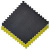 Alfombra Puzzle Encajable de Espuma Eva / 100 x 100 x 2 cm / Amarillo-Negro