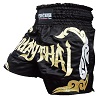 FIGHTERS - Pantaloncini Muay Thai / Nero-Oro