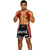 FIGHTERS - Thaibox Shorts / Elite Muay Thai / Schwarz-Rot / XXL