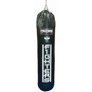 FIGHTERS - Saco de boxeo / Teenager / 100 cm / 15 kg / negro