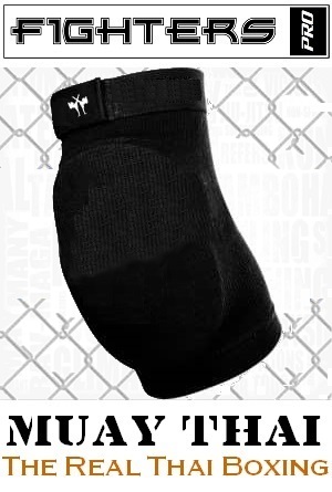 FIGHTERS - Elbow Pads / Padded / Black/ Large-XL