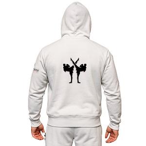 FIGHTERS - Hoody / Striker / Weiss / Large