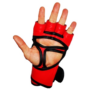 FIGHTERS - Gants MMA / Elite / Rouge / Small