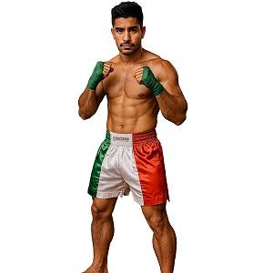 FIGHT-FIT - Muay Thai Shorts / Italien / Tri Colore / Medium