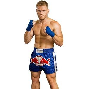 FIGHTERS - Muay Thai Shorts / Bulls / Blau / Large