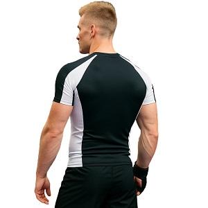 FIGHTERS - Rashguard / Giant / Schwarz-Weiss / Small