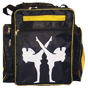 FIGHTERS - Sac de Sport / Noir-Jaune / 90x45x40 cm