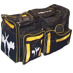 FIGHTERS - Borsa da palestra / Nero-Giallo / 90x45x40 cm