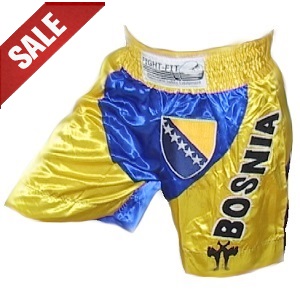 FIGHT-FIT - Muay Thai Shorts / Bosnien / Small-Medium