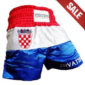 FIGHTERS - Muay Thai Shorts / Kroatien-Hrvatska / Grb / XXL