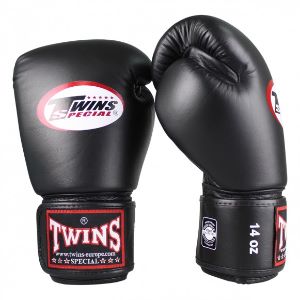 Twins - Gants de Boxe / BG-N / Noir / 14 oz