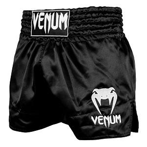 Venum - Short de Fitness / Classic  / Negro-Blanco / Large