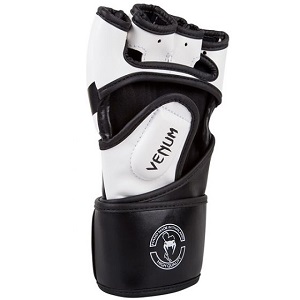 Venum - MMA Handschuhe / Attack / Schwarz-Weiss / Large-XL