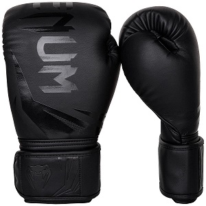 Venum - Guantes de Boxeo / Challenger 3.0 / Negro-Negro / 14 oz